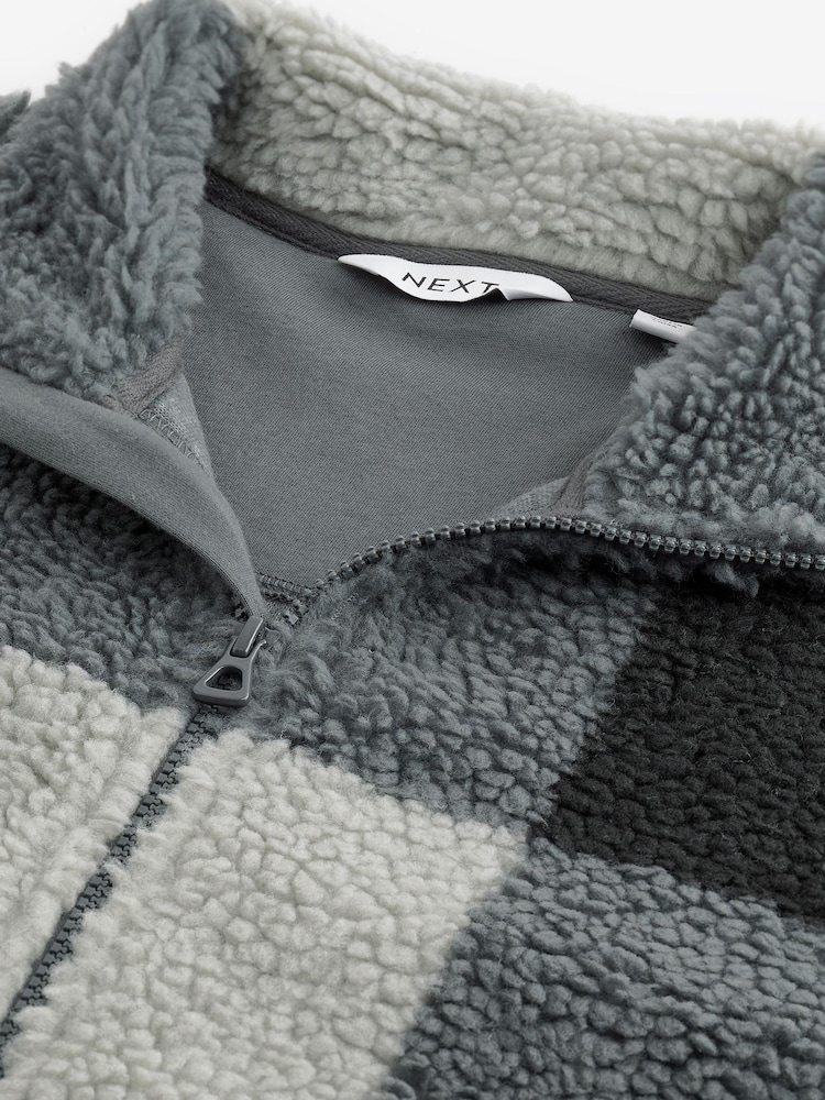 Grey/Black Printed Fleece - Image 7 of 7