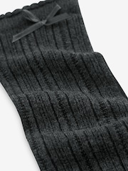 Clarks Grey 2 Pack Girls Knee High School Socks - Image 2 of 2