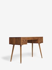 Dark Mango Wood Lloyd Mango Wood Desk - Image 4 of 7