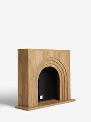 Mango Wood Effect Arches Fire Surround - Image 4 of 6