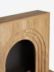 Mango Wood Effect Arches Fire Surround - Image 5 of 6