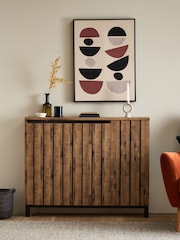 Dark Natural Bronx Oak Effect Storage Radiator Cover - Image 1 of 7