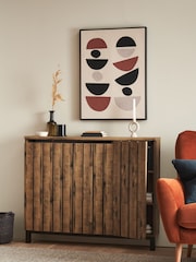 Dark Natural Bronx Oak Effect Storage Radiator Cover - Image 2 of 7