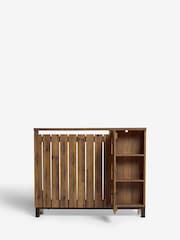 Dark Natural Bronx Oak Effect Storage Radiator Cover - Image 5 of 7