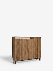 Dark Natural Bronx Oak Effect Storage Radiator Cover - Image 6 of 7