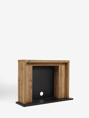 Dark Natural Bronx Oak Effect Fire Surround - Image 3 of 5