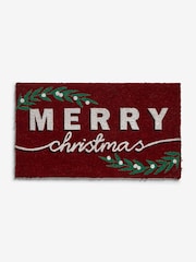 Red Merry Christmas Doormat - Image 2 of 3