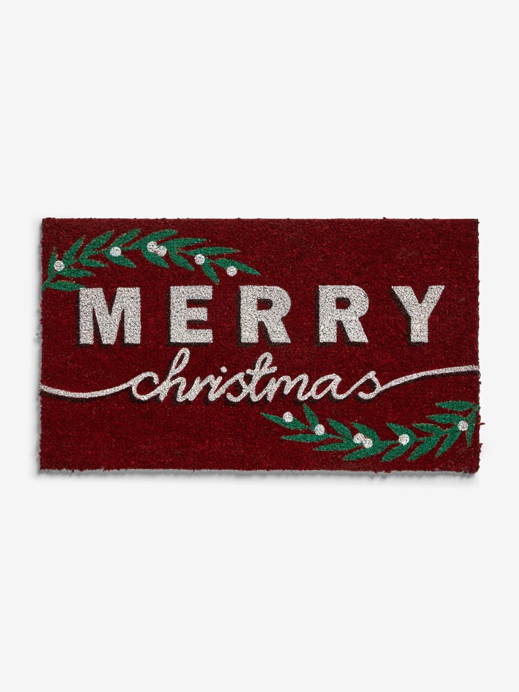 Red Merry Christmas Doormat - Image 2 of 3