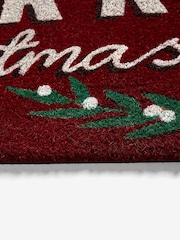 Red Merry Christmas Doormat - Image 3 of 3
