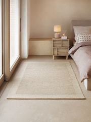 Natural Elea Border Rug - Image 1 of 6