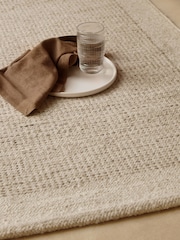 Natural Elea Border Rug - Image 2 of 6