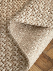 Natural Knit Effect Rug - Image 4 of 5