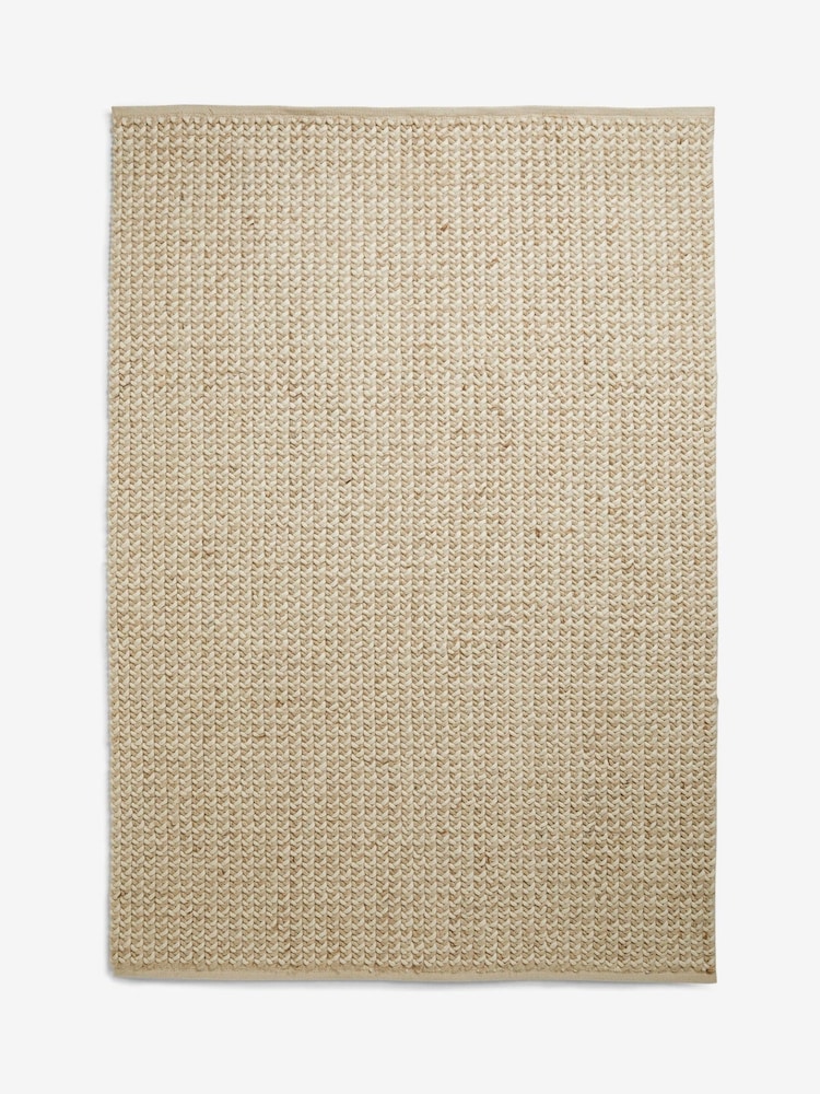 Natural Knit Effect Rug - Image 5 of 5