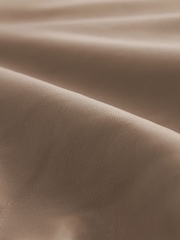 Camel Faux Leather PU Jogger Trousers - Image 3 of 6