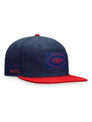 Montreal Canadiens Fanatics Branded Authentic Pro Game & Train Black Snapback Cap - Image 2 of 4