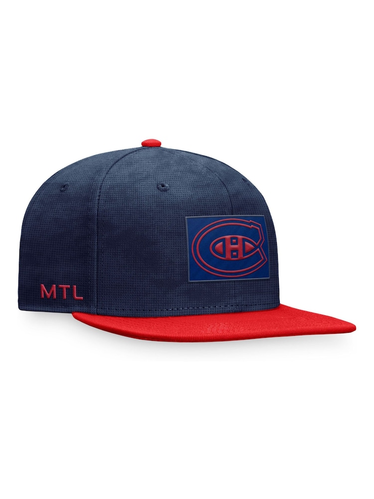 Montreal Canadiens Fanatics Branded Authentic Pro Game & Train Black Snapback Cap - Image 2 of 4