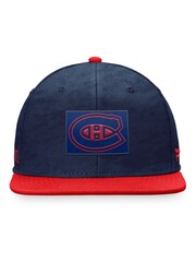 Montreal Canadiens Fanatics Branded Authentic Pro Game & Train Black Snapback Cap - Image 4 of 4