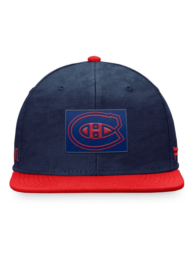 Montreal Canadiens Fanatics Branded Authentic Pro Game & Train Black Snapback Cap - Image 4 of 4