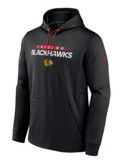Chicago Blackhawks Fanatics Branded Authentic Pro Performance Pullover Black Hoodie - Image 2 of 3