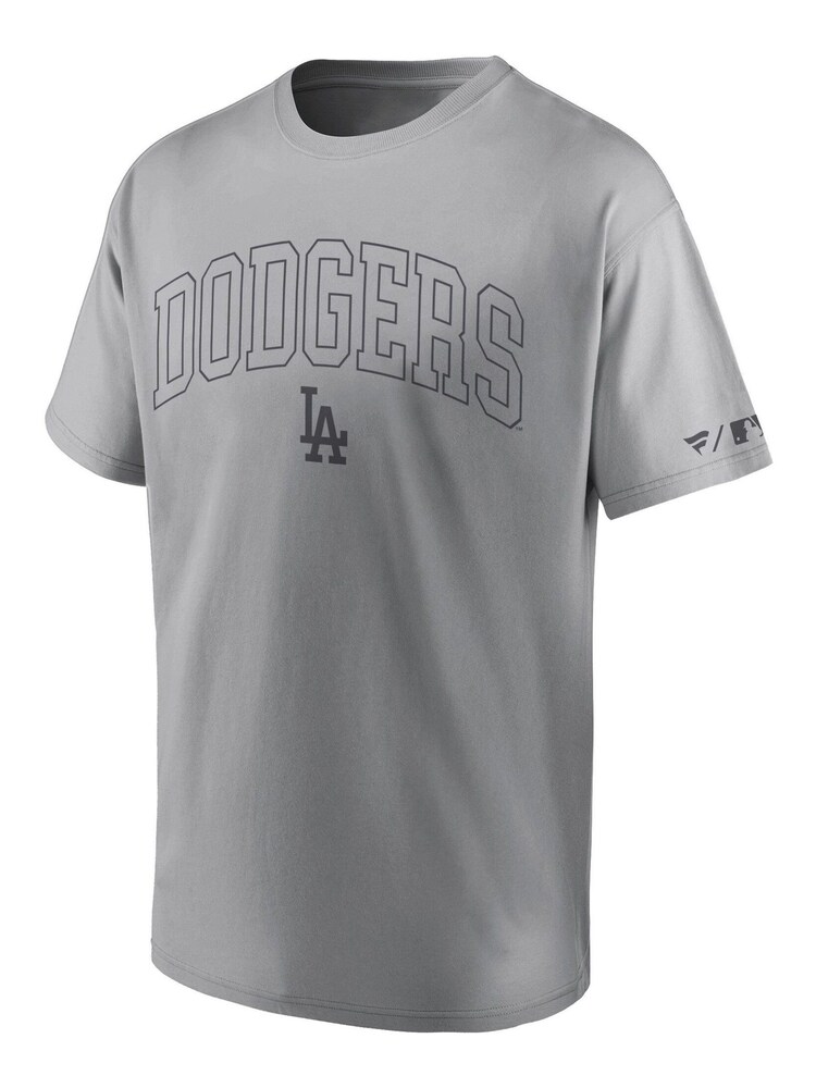 Fanatics Grey 100% Cotton Los Angeles Dodgers Downtime T-Shirt - Image 1 of 3 Fanatics Grey 100% Cotton Los Angeles Dodgers Downtime T-Shirt - Image 1 of 3