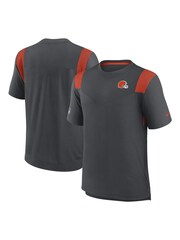 Nike Black NFL Fanatics Cleveland Sideline Nike Dri-FIT Player Short Sleeve Top - Image 3 of 3