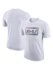 Nike White Fanatics Los Angeles Lakers Nike License Plate T-Shirt - Image 1 of 3