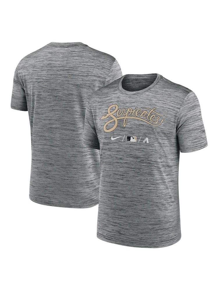 Nike Grey Fanatics Arizona Diamondbacks Nike Velocity Practise T-Shirt - Image 1 of 3