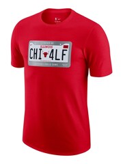 Nike Red Fanatics Chicago Bulls Nike License Plate T-Shirt - Image 1 of 3