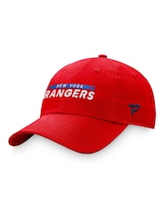 Fanatics New York Rangers Red Branded Authentic Pro Game & Train Unstructured Adjustable 100% Cotton Cap - Image 1 of 4