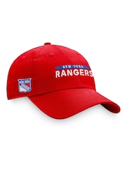 Fanatics New York Rangers Red Branded Authentic Pro Game & Train Unstructured Adjustable 100% Cotton Cap - Image 3 of 4