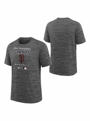 Nike Grey Fanatics San Francisco Giants Nike Practice Velocity T-Shirt Youth - Image 1 of 3