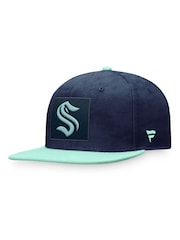 Fanatics Blue Seattle Kraken Fanatics Branded Authentic Pro Game & Train Snapback Cap - Image 1 of 4
