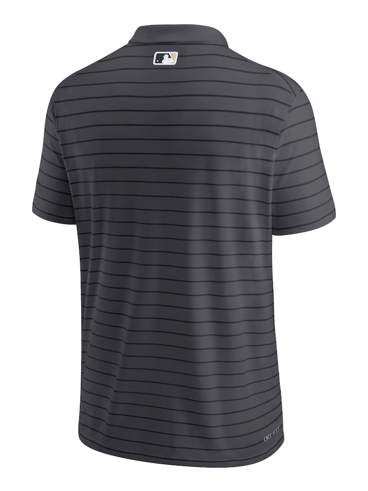 Nike Grey Fanatics Arizona Diamondbacks Nike City Connect Striped Polo - Image 3 of 3