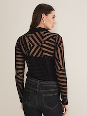 Phase Eight Vida Burnout Shirt mit Camisole - Bild 2 von 6