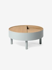 MADE.COM Grey Lola Round Storage Coffee Table - Image 4 of 5