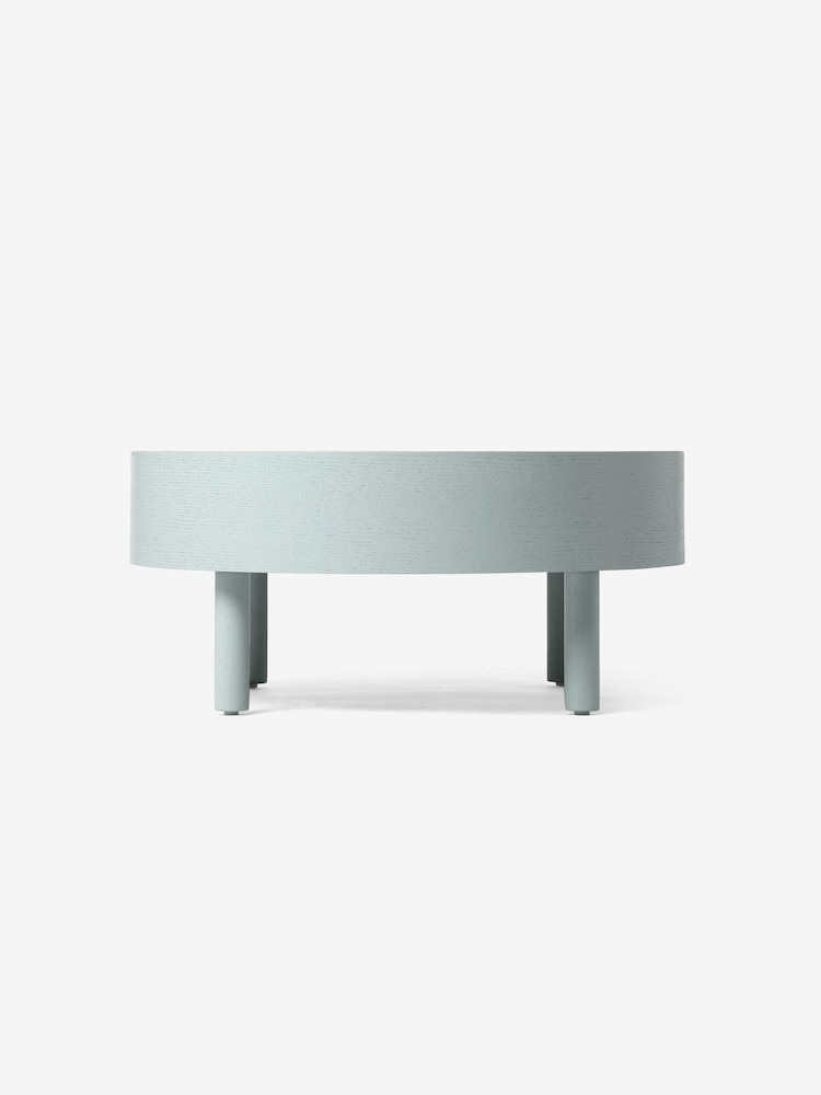 MADE.COM Grey Lola Round Storage Coffee Table - Image 5 of 5