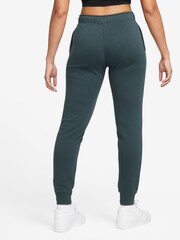 Nike Green Metallic Swoosh Mid Rise Joggers - Image 2 of 3