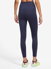 Nike Blue Therma-FIT One High-Waisted 7/8 Leggings - Image 2 of 3