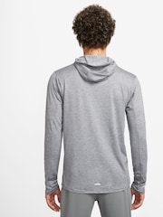 Nike Grey Dri-FIT Element UV Running Hoodie - Image 2 of 3