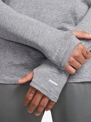 Nike Grey Dri-FIT Element UV Running Hoodie - Image 3 of 3