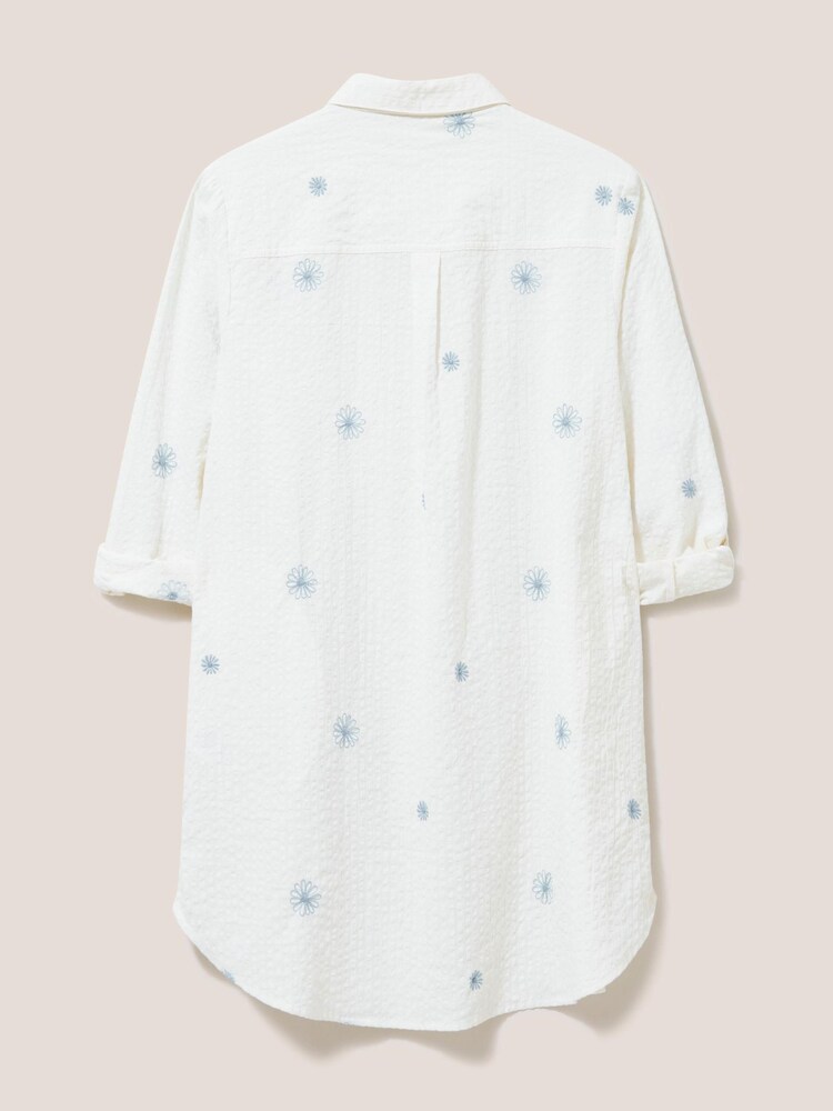 chemise longue Blanc Stuff Carrie Blanc emb - Image 5 of 5