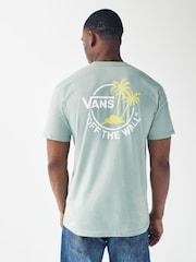 Vans Classic Mini Dual Palm Short Sleeved Back Print 100% Cotton T-Shirt - Image 2 of 3