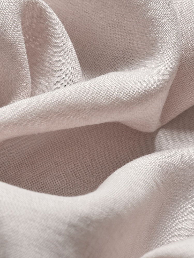 Piglet in Bed Oatmeal 100% Linen Curtains - Image 3 of 3