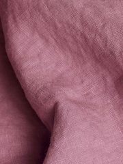 Piglet in Bed Raspberry Linen Duvet Cover - Image 4 of 5