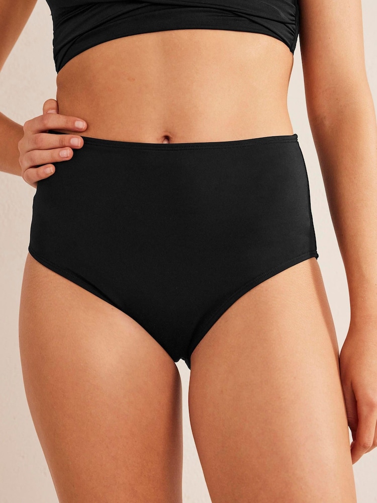 Boden Black High Waisted Bikini Bottoms - Image 2 of 7