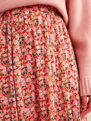 Boden Pink Ruffle Crinkle Maxi Skirt - Image 5 of 6