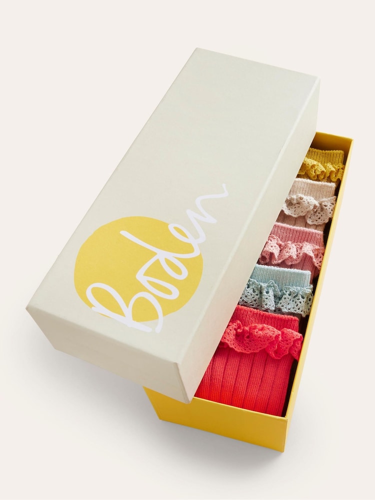 Boden Rüschensocken im 5er Pack - Bild 3 von 3 Boden Rüschensocken im 5er Pack - Bild 3 von 3