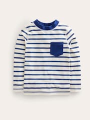 Boden Blue Breton Rash Vest - Image 1 of 3