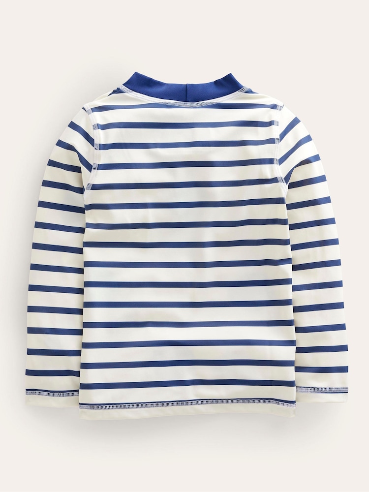 Boden Blue Breton Rash Vest - Image 2 of 3