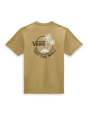 Vans Classic Mini Dual Palm Short Sleeved Back Print 100% Cotton T-Shirt - Image 5 of 5
